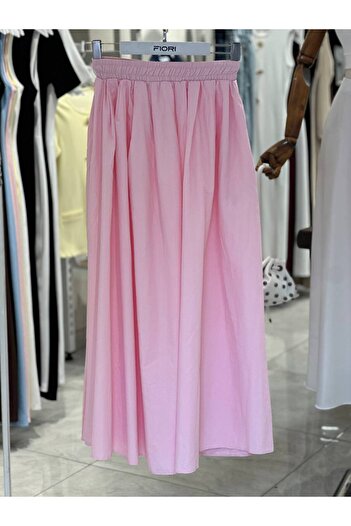 Fiori Flared Skirt with Elastic Waist