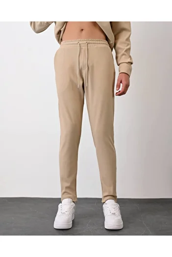 MARRAKECH Men's Zipper Leg Detailed Ribbed Jogger