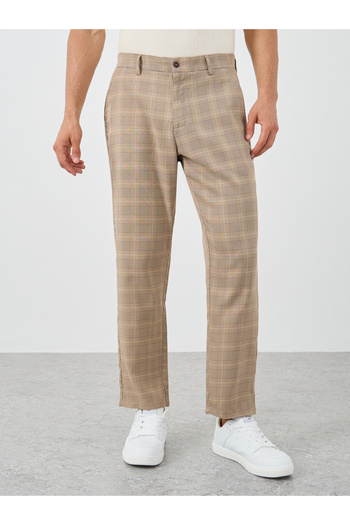 Take Two By Styli Checked Slant Pocket Suit Pants