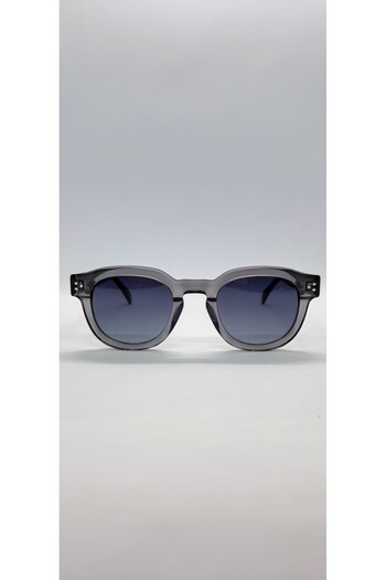 Fratelli Rossetti Round Model Bone Unisex Sunglasses