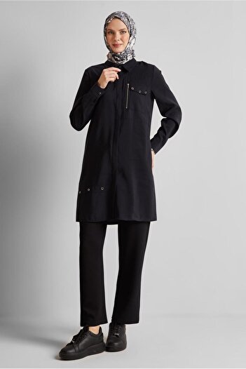 Alvina Eyelet Detailled Tunic 45533
