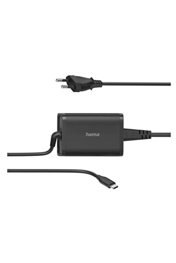 Hama Incarcator laptop Hama 200006, 65 W, Universal (Negru)