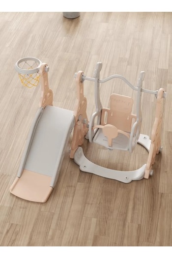 FULLJOY Children's slide with swing and basketball 140*122*98 cm FJY-10