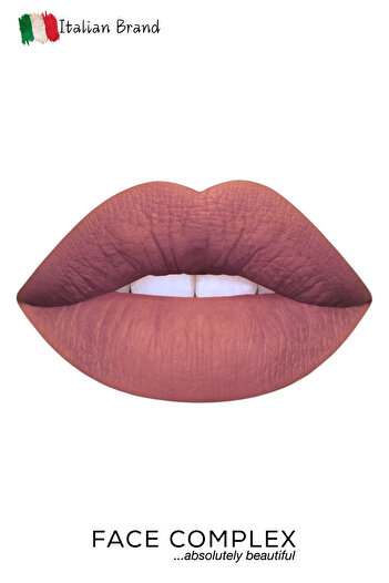 FACE COMPLEX Lip Set Lip Liner 24h Lip Tint Box, Set Ruj Lichid Creion De Buze Rezistent 24 H No.02 - Italia