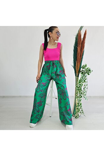 6 butik altı üstü butik New Season Viscose Trousers with Pockets