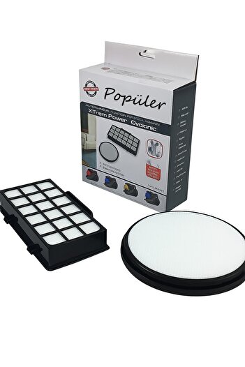 Popüler Set de filtre Hepa pentru aspirator compatibil Tefal TW7260 EA 5 Silence Force Cyclonic