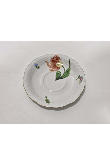 HEREND 734 Hand Painting Porcelain Tea Cup Saucer (004)