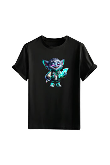 Gölge Store Animation Character Printed Oversize Unisex T-Shirt