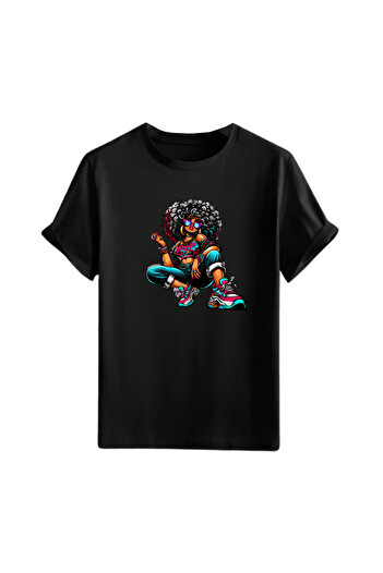 Gölge Store Animation Character Printed Oversize Unisex T-Shirt