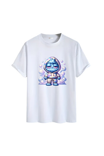 Gölge Store Animation Character Printed Oversize Unisex T-Shirt