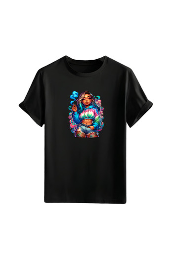 Gölge Store Animation Character Printed Oversize Unisex T-Shirt