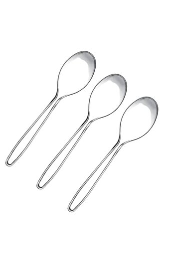LYOBEST Reusable Spoon Set, Transparent, 50 pcs