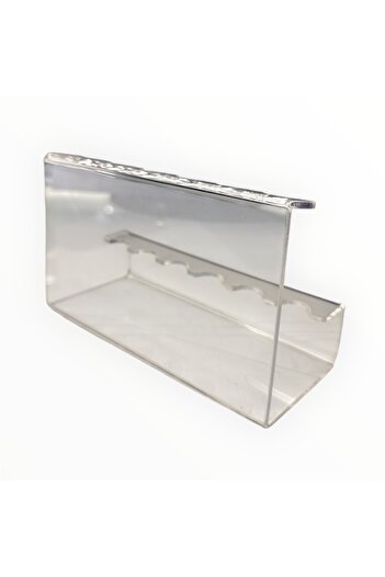 STAND MARKET Plexiglass 6-Piece Pen Stand - Transparent Organizer