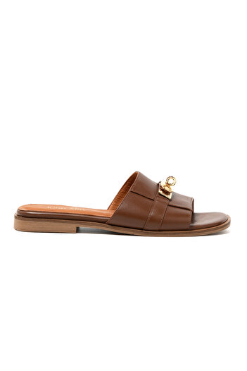 John May Women / Girls Slippers Mar-25Y-166-2027 John May Walnut