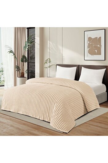MİNG Lİ A soft, new, elegant double blanket with a soft texture, weighing 1500 g, size 220*240 cm
