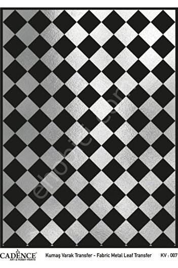Cadence Kv-07 Cadence Fabric Foil Transfer Silver 30X42