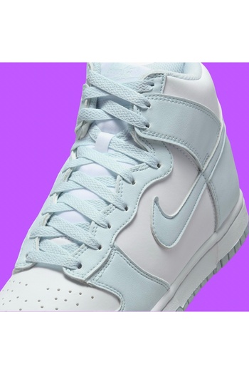 Nike Dunk High Next Nature White/Glacier Blue shoes kadın mavi deri bilekli spor ayakkabı fv5960-100