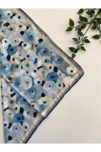 Emproyal Poppy Pattern Cotton Scarf