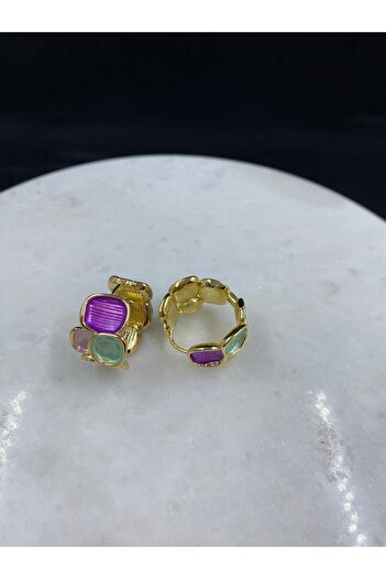 Byoz store Steel Color Hoop Earrings Color Hoop Earrings