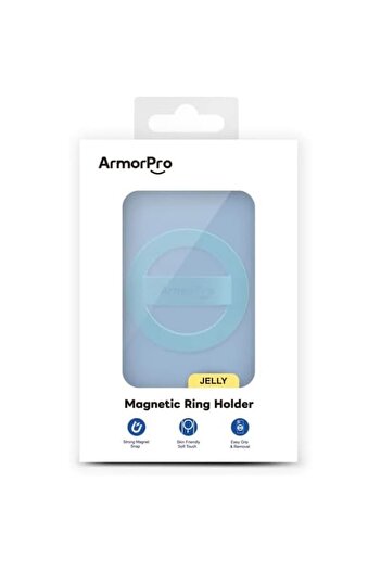 ArmorPro Armor Pro Magnetic Ring Holder - Clear Blue