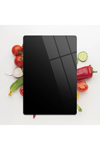 Single Glass Cutting Board Transparent Smoked Color Tempered Glass Heat Resistant Shatter Resistant 25*35 cm