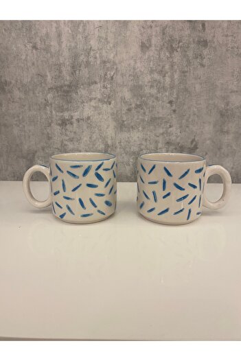 arı çini seramik 2' Handmade Ceramic Mug Original Pattern