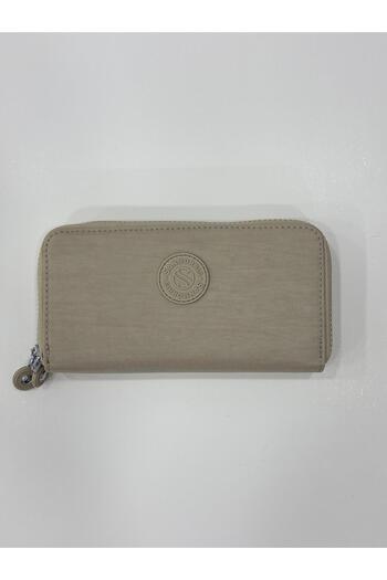 H&D COLLECTİON Crinkle Fabric Wallet with 2 Compartments for Paper and Coins 3068