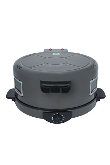 Edison Electric Baker, Control Dial, 40 cm, 2200 Watts, Dual Vents - Grey