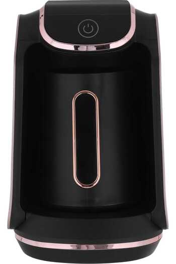 Edison Coffee Maker, 400 Watts, 4 Cups - Black & Rose