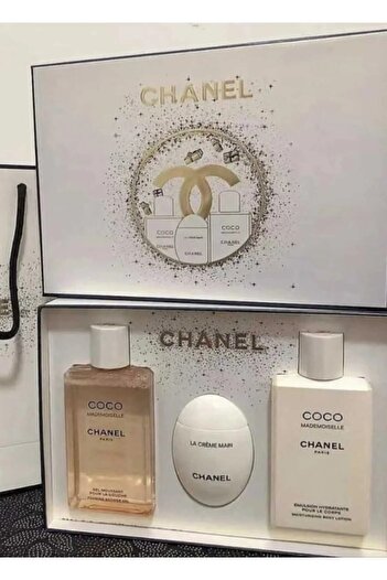 Şhanell Coco Chanel Shower Gel, Lotion and Hand Cream Package