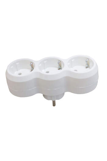 COBI SMART® Triplu stecher drept design compact, montare usoara, pentru uz casnic si birou - COBI SMART®