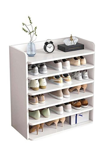 Generic 6 Layer Wooden Shoe Rack