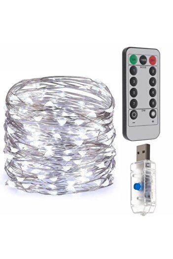 OEM Instalace vánočního osvětlení s dálkovým ovládáním, časovač, 300 LED, USB, 8 režimů svícení