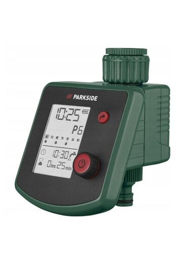 PARKSIDE Automatic Watering Timer ParkSide PBCM B1, 10 programs, memory function, weather-resistant