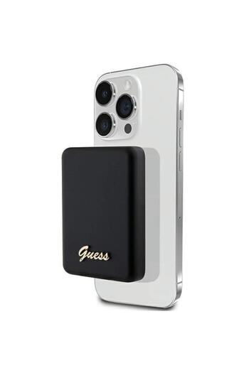 Guess GUESS External Battery, Aluminum, Magsafe, 5W, 5000 mAh (Black)