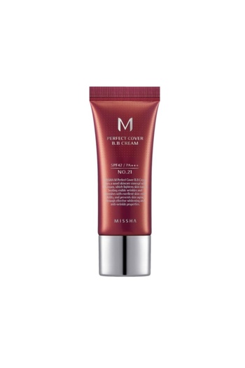 Missha High Coverage BB Cream, SPF42/PA+++ (20 ml, No. 21), Missha, 20 ml
