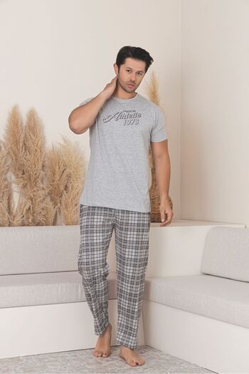 Sude HOMEWEAR Чоловічий піжамний комплект з коротким рукавом