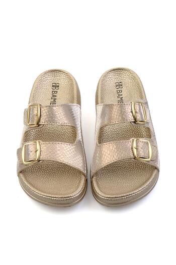 Bambi Gold Women's Slippers K04784001207