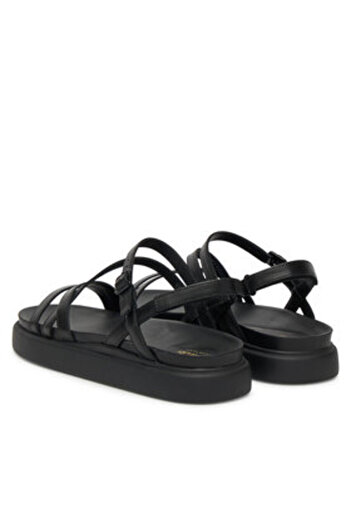 CLARKS Women's Sandals black CLARKS-26181259 BLACK LEATHER