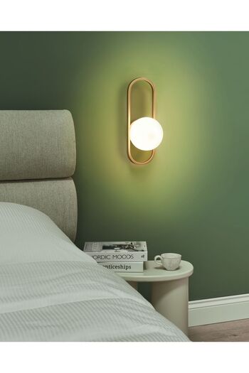 Lamp Han Modern Tasarım Tek Camlı Dekoratif Duvar Lambası Aplik