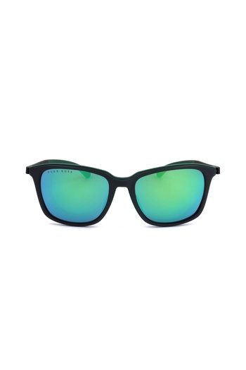 Hugo Boss Γυαλιά ηλίου Hugo Boss BOSS 1140/F/S-SE8-56 Ανδρικά, Τετράγωνα με Μπλε/Πράσινους Κανονικούς Φακούς