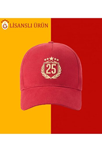 Galatasaray Lisanslı 5 Yıldız 25 Şampiyonluk Şapka