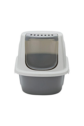 Pawise Hooded Kitty Litter Tray - 59L x 47.5W x 47.5H cm