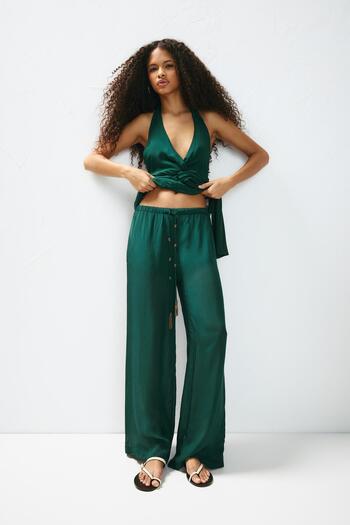 Pull & Bear Flowing jogger trousers