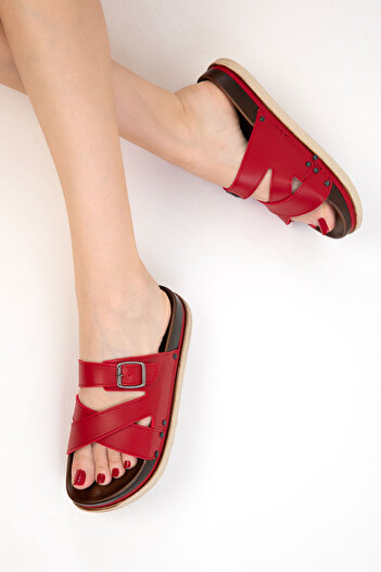 SOHO Red Women's Slippers 20707