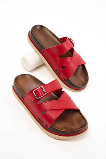 SOHO Red Women's Slippers 20707