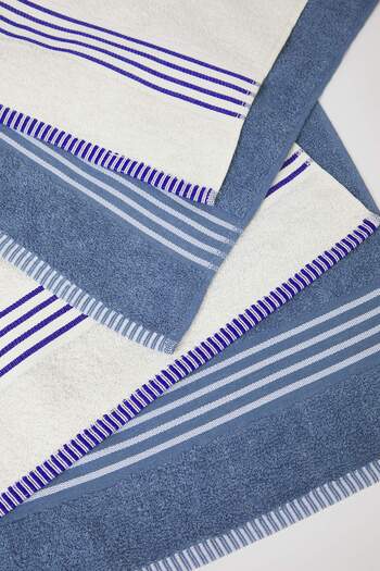 TRENDYOLMİLLA HOME 2-Piece Marine Face Towel 50X80Cm & 2-Piece Bath Towel 70X140Cm Tphss25Hvl00015