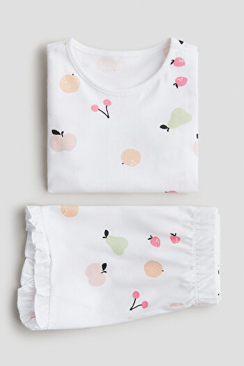 H&M Baskılı Pijama Takımı