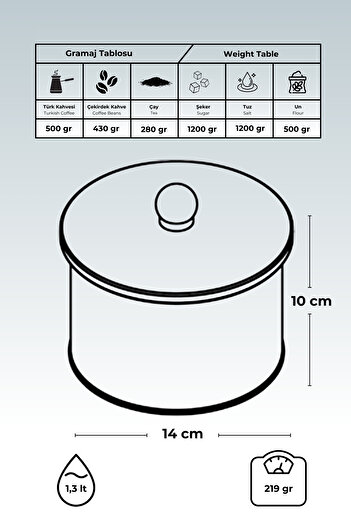 EVLE Metal Multi-Purpose Textured Storage Container, Decorative Storage Box 14 Cm, City Er141-2f
