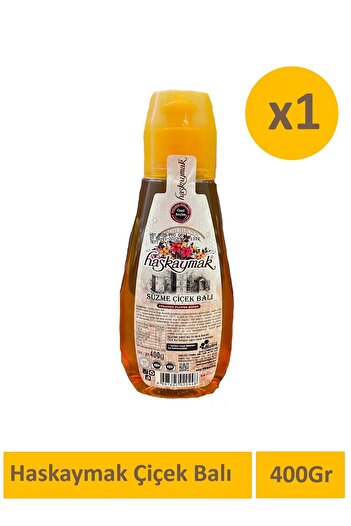 HASKAYMAK Süzme Çicek Tüp Bal 400Gr